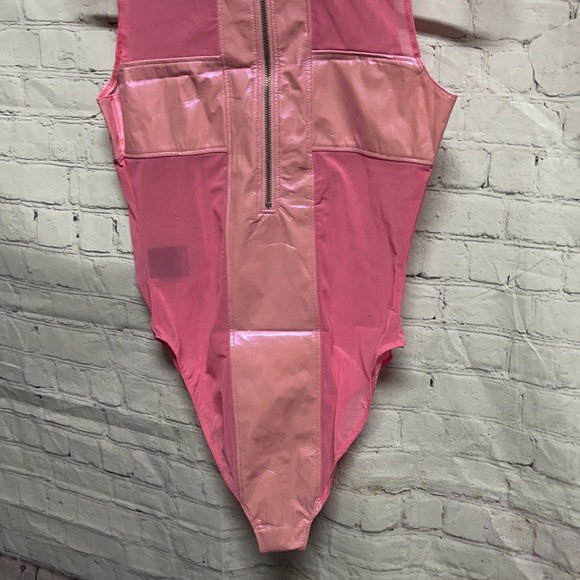 Iron Fist/24 Hours “Nun Fux Given” Sexy Pink Bodysuit - Picture 11 of 16